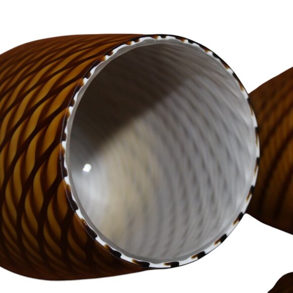 Catalina Lighting Pendant Track Ceiling Amber Art Glass Globes Set of 3 - Picture 7 of 9